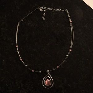 Pretty in pink elegant necklace